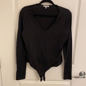 White Birch black bodysuit